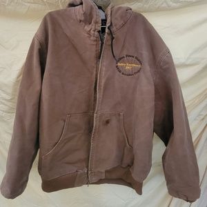 Carhartt duck cloth Insulated jacket with insulated hood